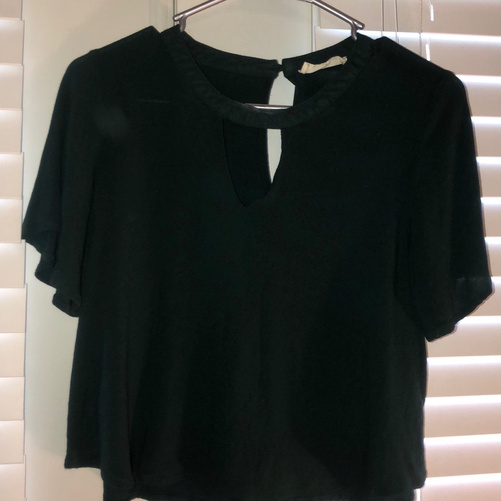 Dark green crop top